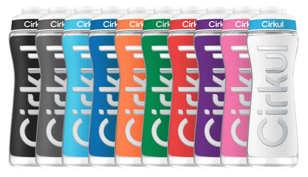 22oz. Grip Squeeze Plastic Bottle & Sport Lid T7